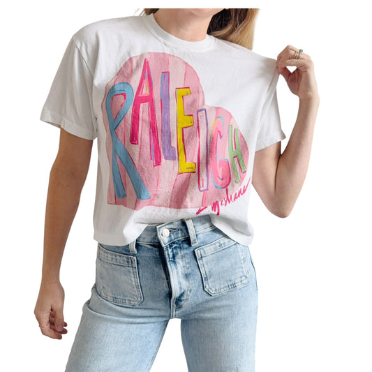 Raleigh Love" Comfort Color Art-T-shirt