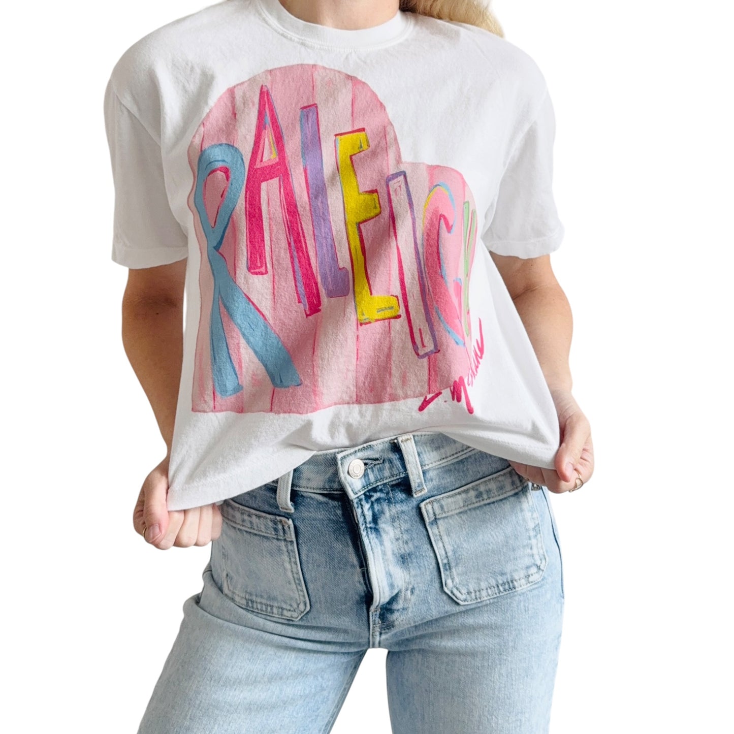 Raleigh Love" Comfort Color Art-T-shirt