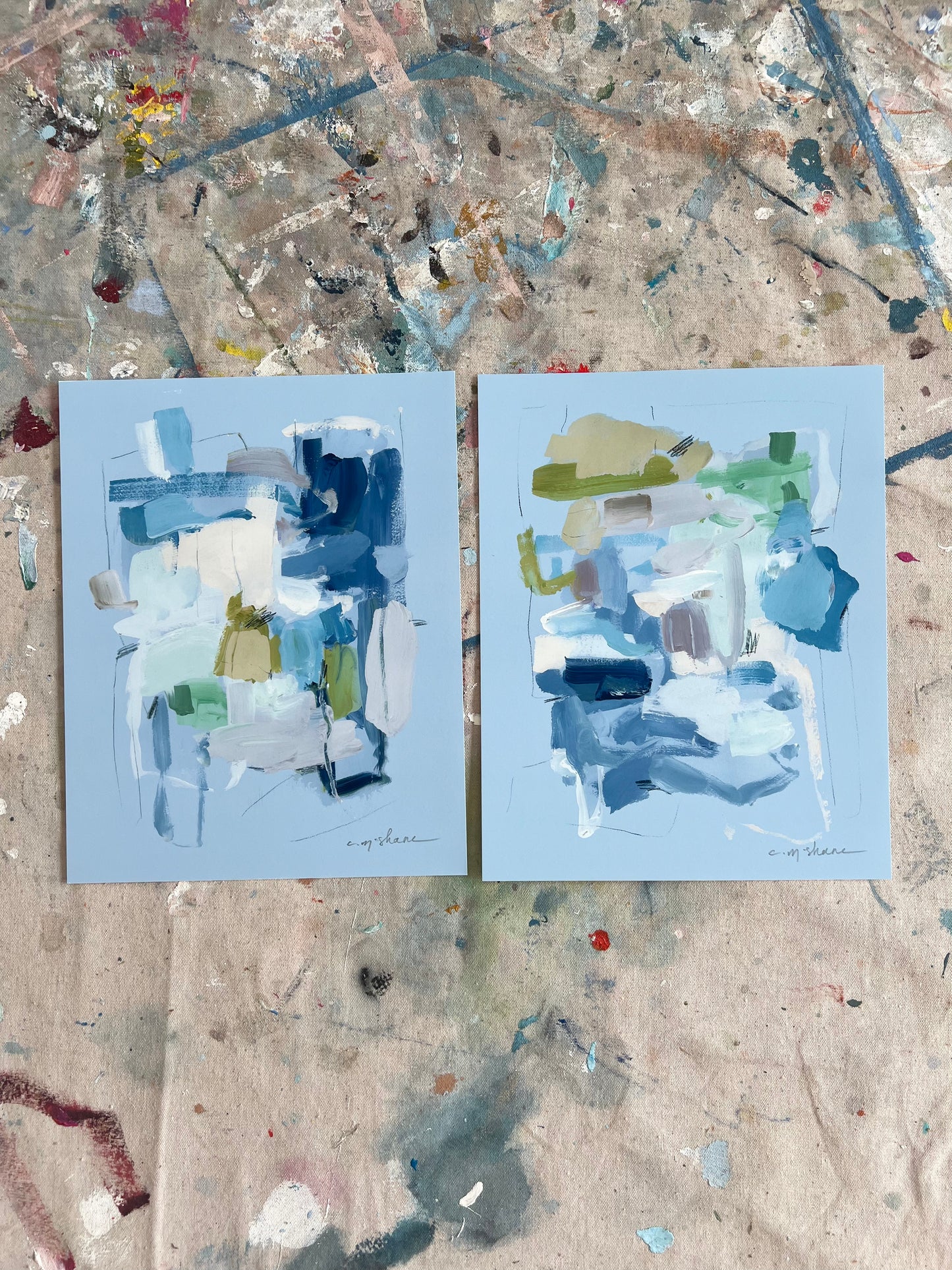 Abstract set of 2