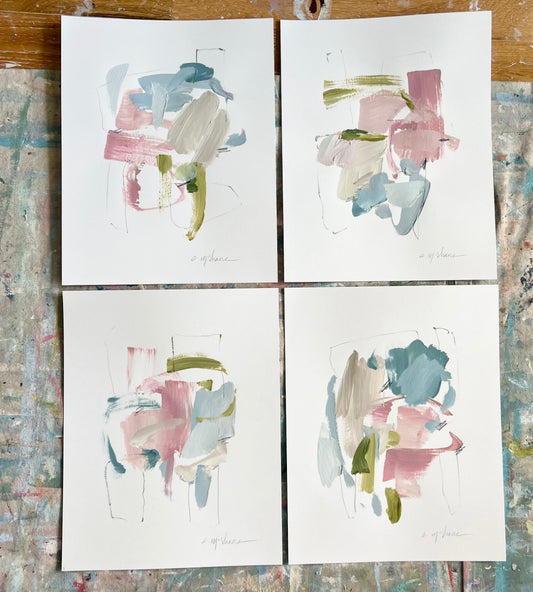 Original abstracts (set of 4)