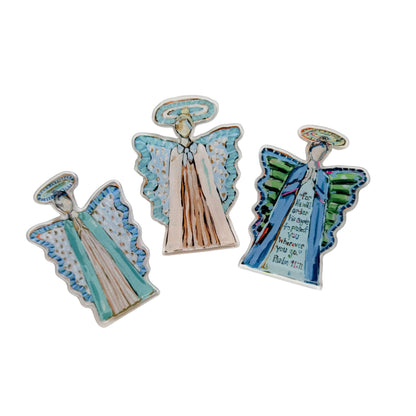 Heavenly Angel Acrylic Magnets | Interchangeable Tabletop & Refrigerator Magnet
