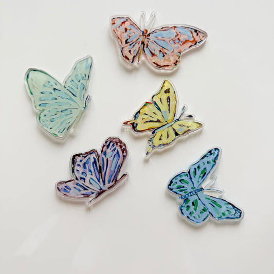"Butterfly Kisses" acrylic magnets