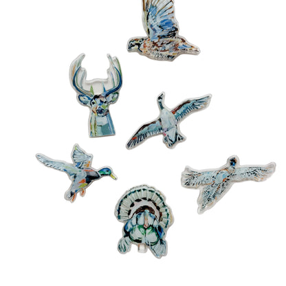 Outdoor Animals Acrylic Magnets | Interchangeable Tabletop & Refrigerator Magnet