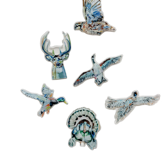 Outdoor Animals Acrylic Magnets | Interchangeable Tabletop & Refrigerator Magnet