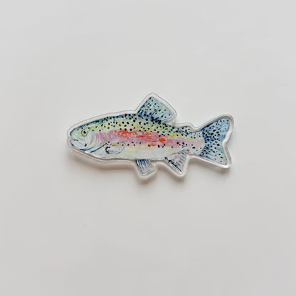 "Fishing" acrylic magnets