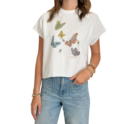 "Butterfly Love" Edgy-Short Sleeve Shirt