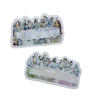 "Last Supper" stickers