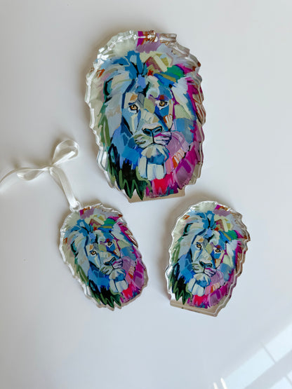 "The Noble Lion" acrylic