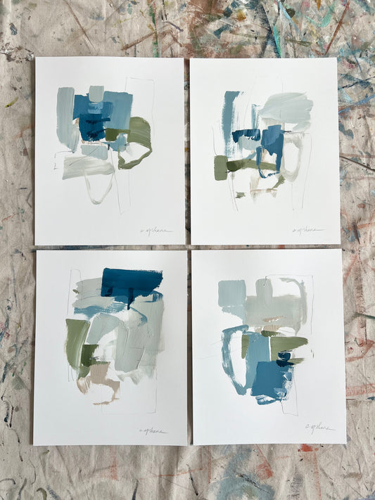 Original abstracts (set of 4)