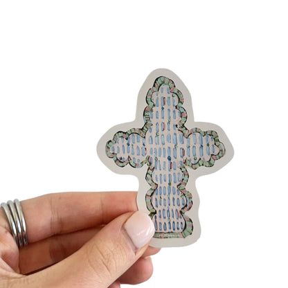 "Faithful Cross" stickers