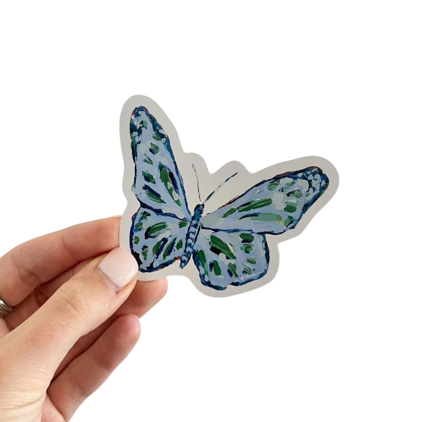 "Butterfly Kisses" stickers