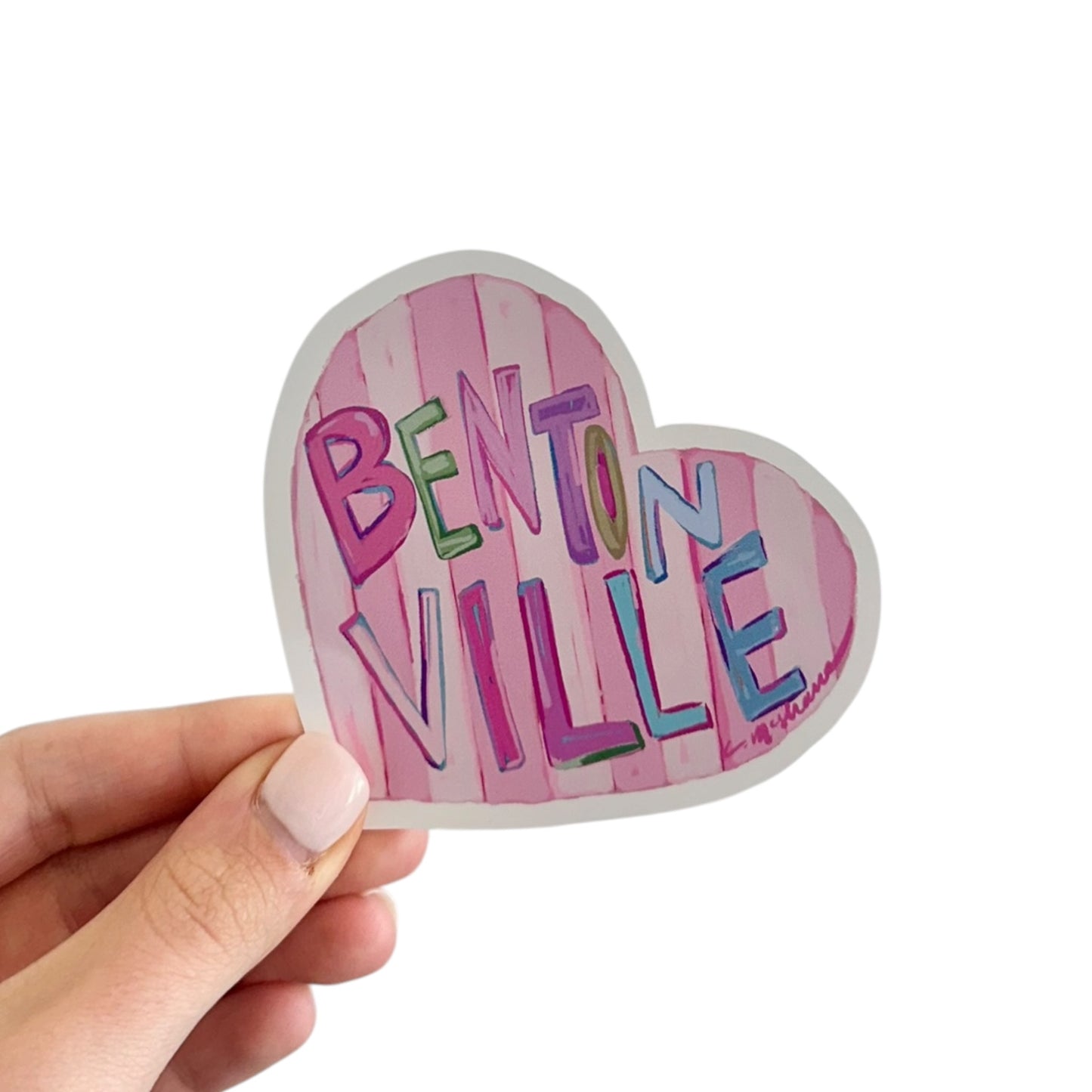 "Bentonville Love" sticker