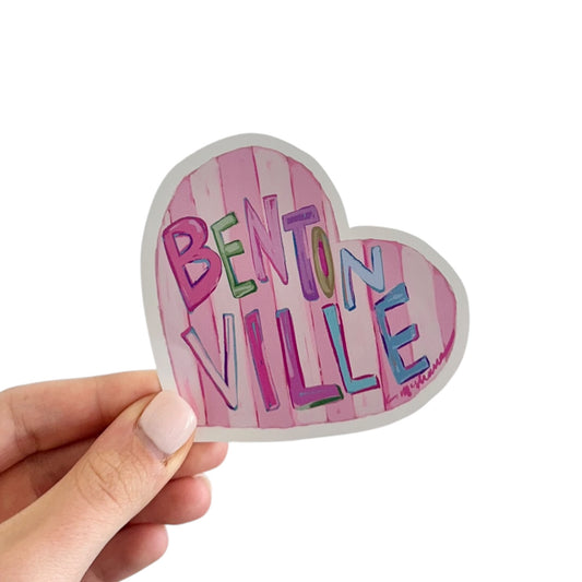 "Bentonville Love" sticker