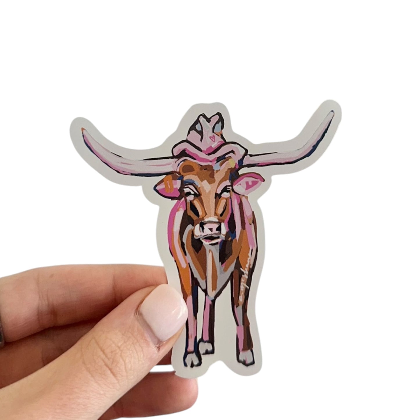 "Longhorn Love" sticker