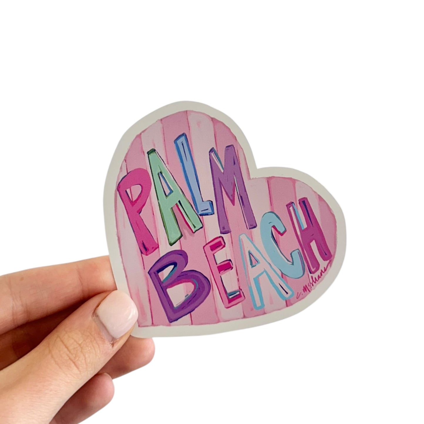 "Palm Beach Love" sticker