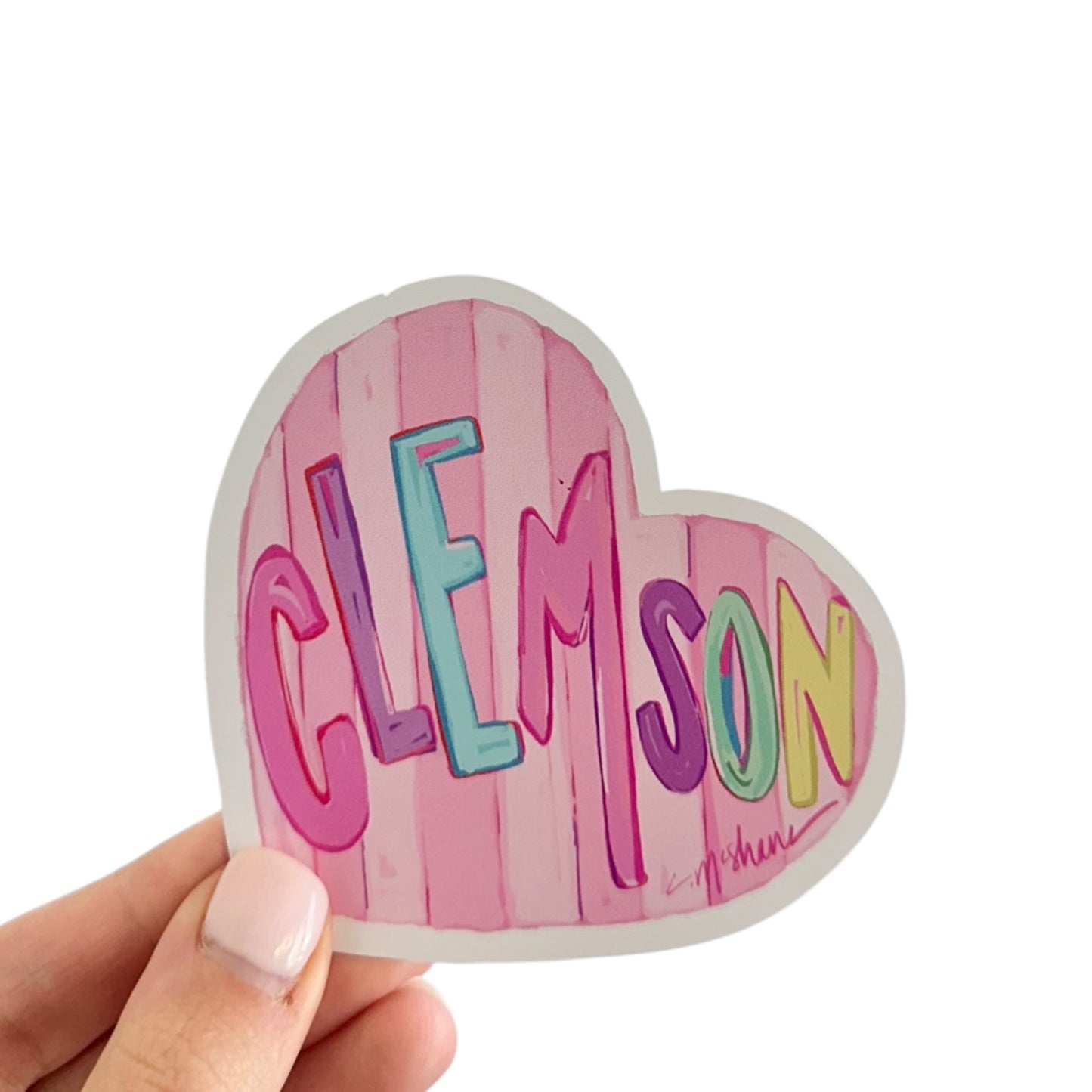 "Clemson Love" sticker