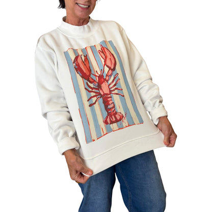 "Lobster Rollin" Mock Neck (One Size)