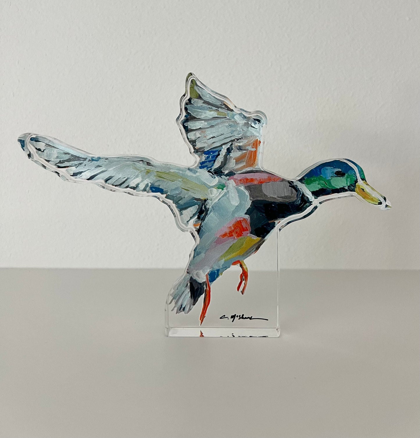 "Take Flight" mallard acrylic