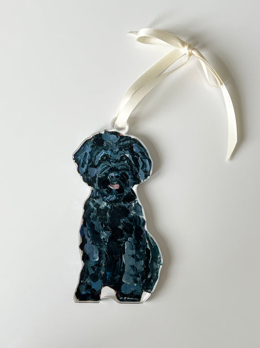 Black Small Dog (Ornament)