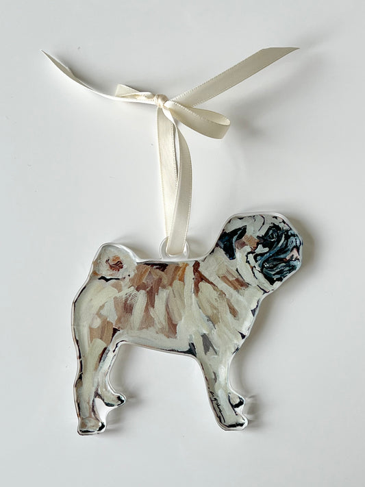 Pug Fawn (Ornament)