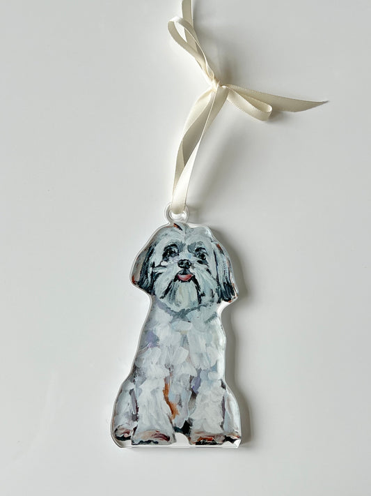 Shih Tzu White (Ornament)