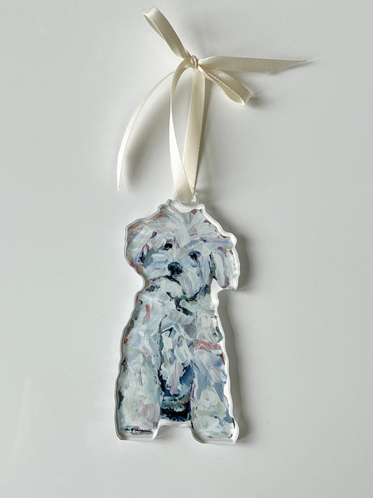 Maltipoo White (Ornament)