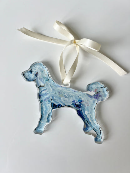 Goldendoodle White (Ornament)