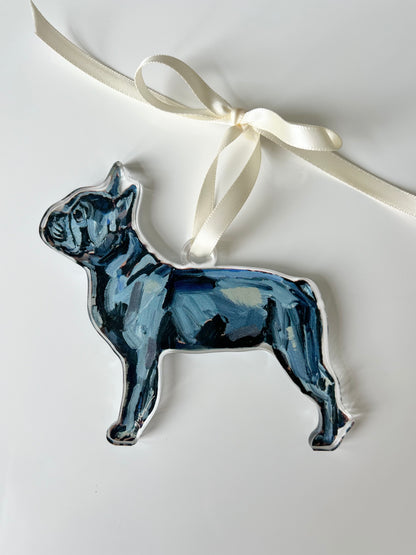 Frenchie blue (Ornament)