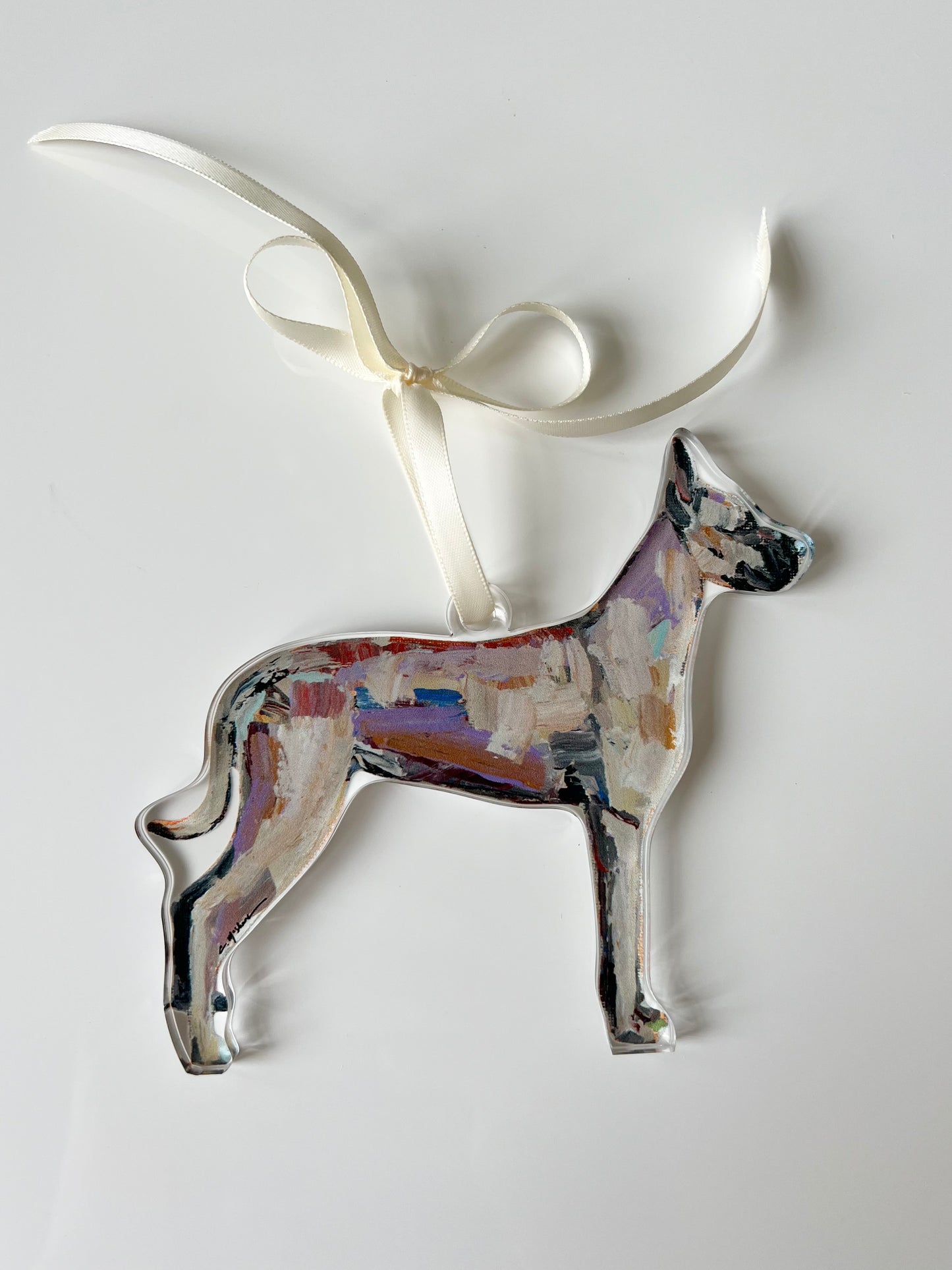 Great Dane Fawn Ornament WHOLESALE