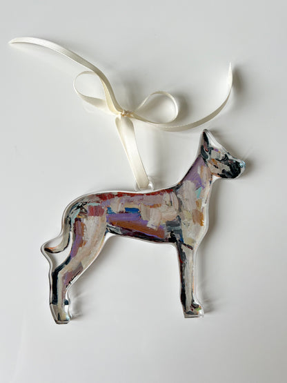 Great Dane Fawn Ornament WHOLESALE