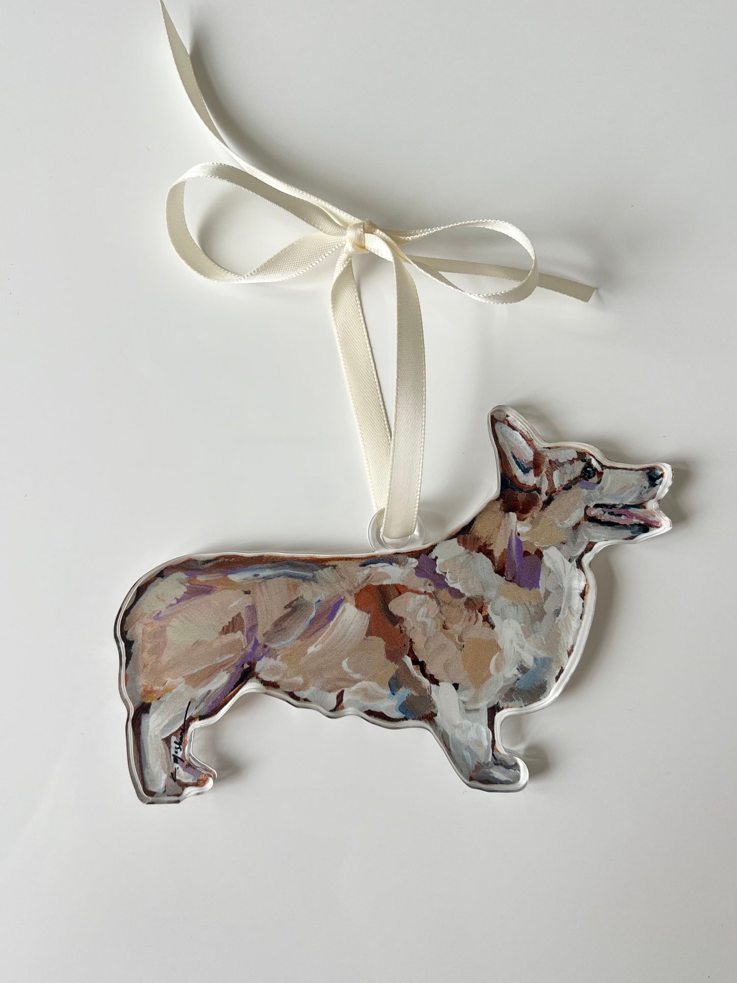 Corgi Blonde (Ornament)