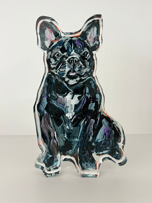 "Frenchie Black" acrylic