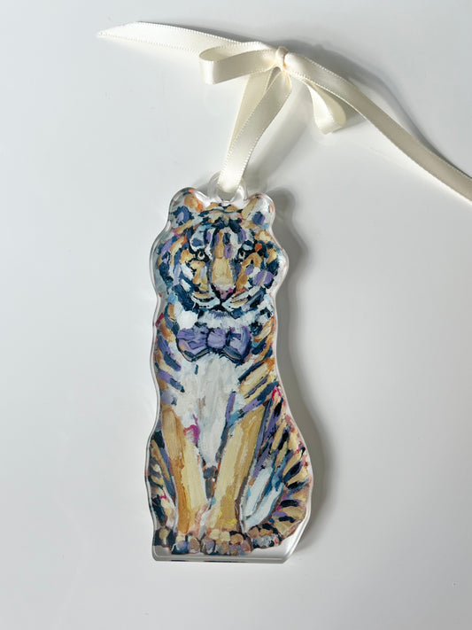 Tiger purple & yellow (Ornament)