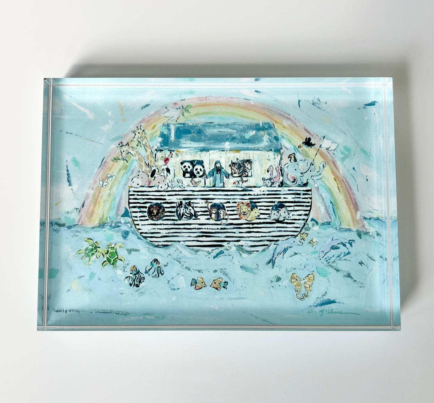 "Noah's Arks I" acrylic blocks WHOLESALE