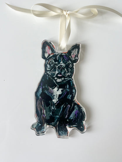 Frenchie Black (Ornament)