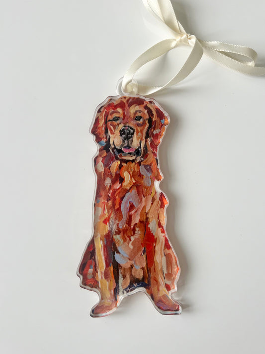 Golden Retriever Red (Ornament)