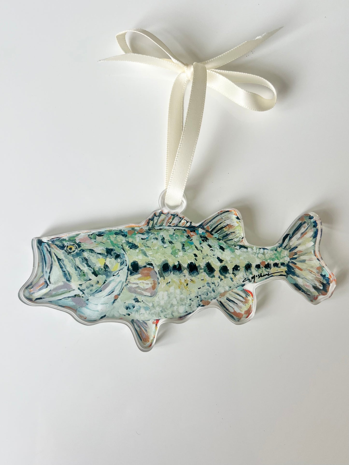 Gone Fishin bass (Ornament)