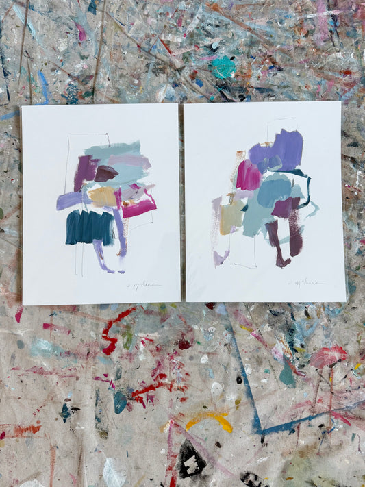 Original Abstract (Set of 2)