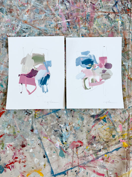 Original Abstract (Set of 2)