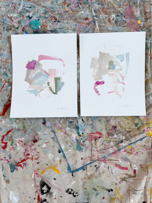 Original Abstract (Set of 2)