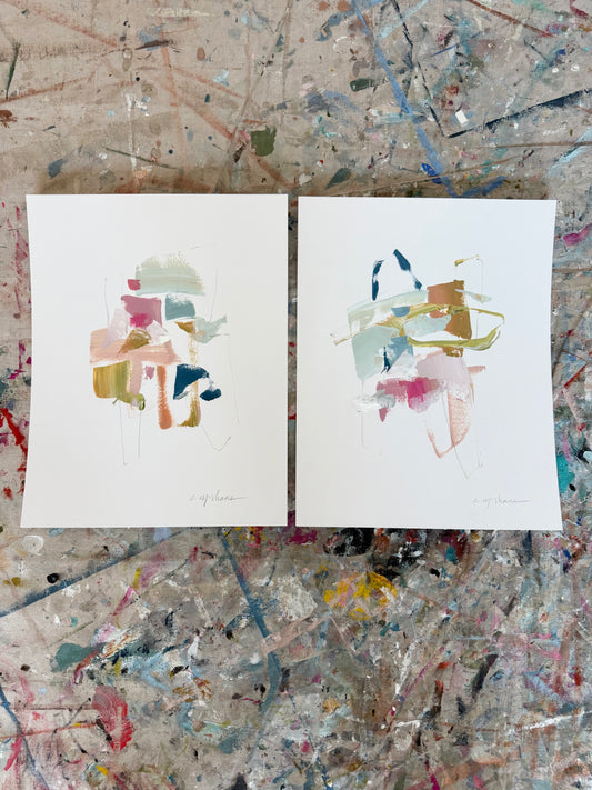 Original Abstract (Set of 2)