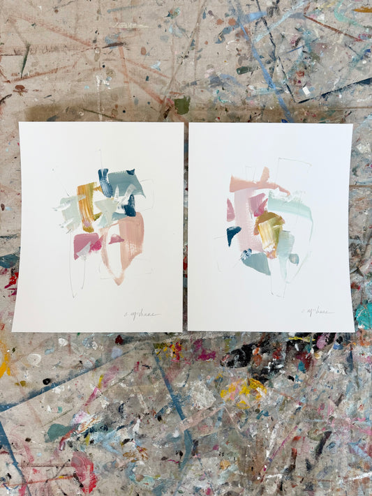 Original Abstract (Set of 2)