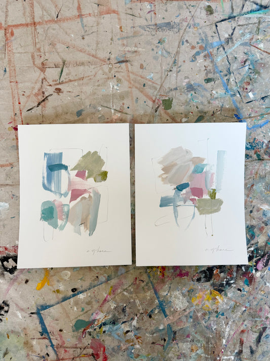 Original Abstract (Set of 2)