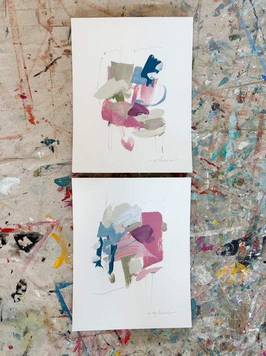 Original Abstract (Set of 2)