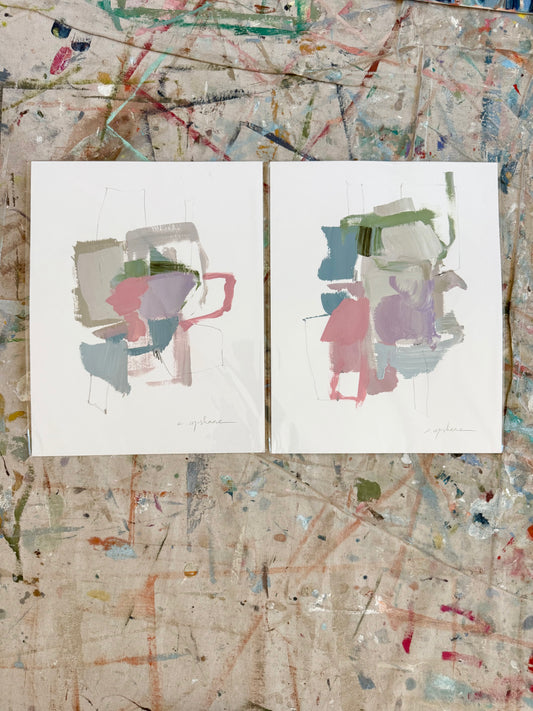 Original Abstract (Set of 2)