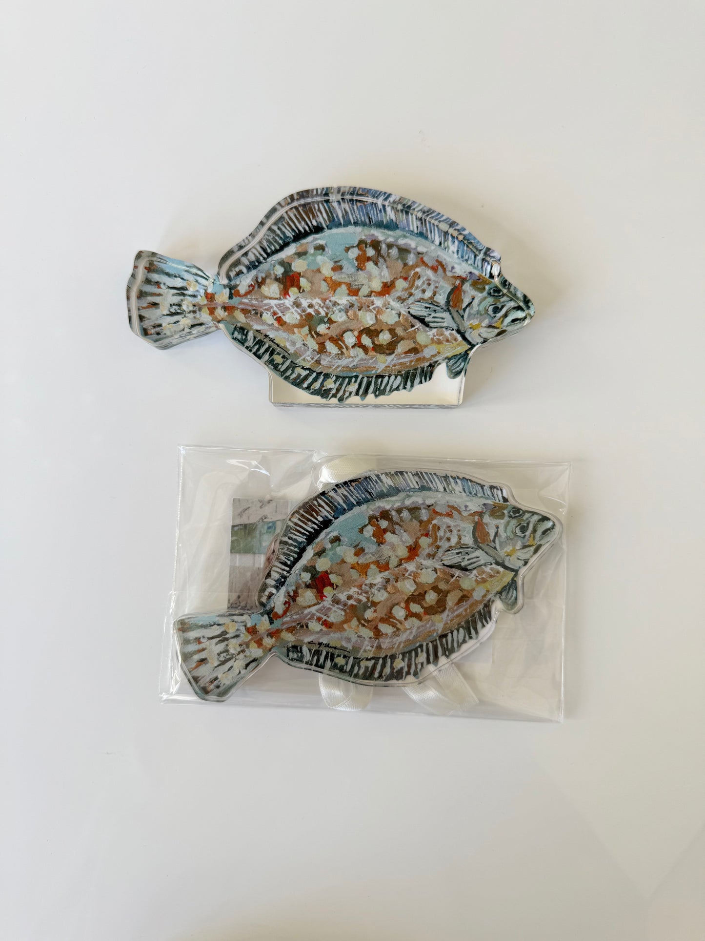 Flounder Acrylic + ornament