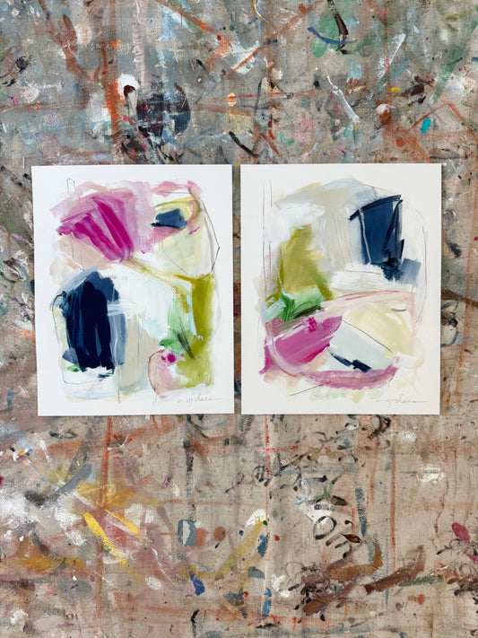 "Together Again" hand signed paper prints (set of 2)