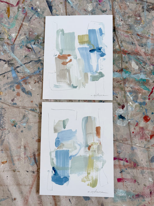 "Looking Ahead" 8X10 hand signed paper prints (set of 2)
