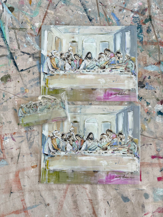 "Last Suppers" paper print packs + ornament