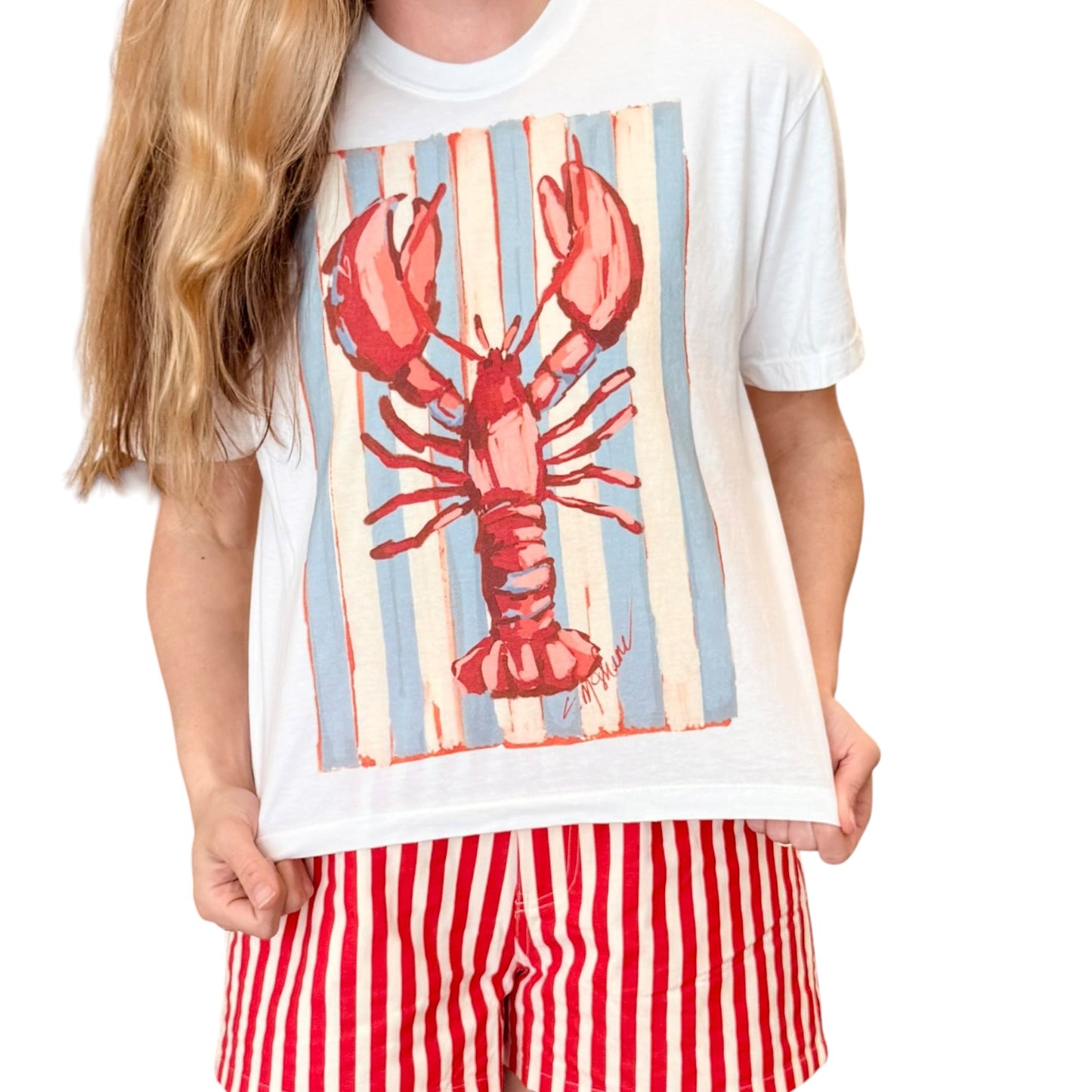 "Lobster Rollin'" Comfort Color Art-T-shirt